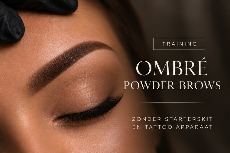3 daagse training ombre powder brows (excl. luxe starterskit en tattoo apparaat)